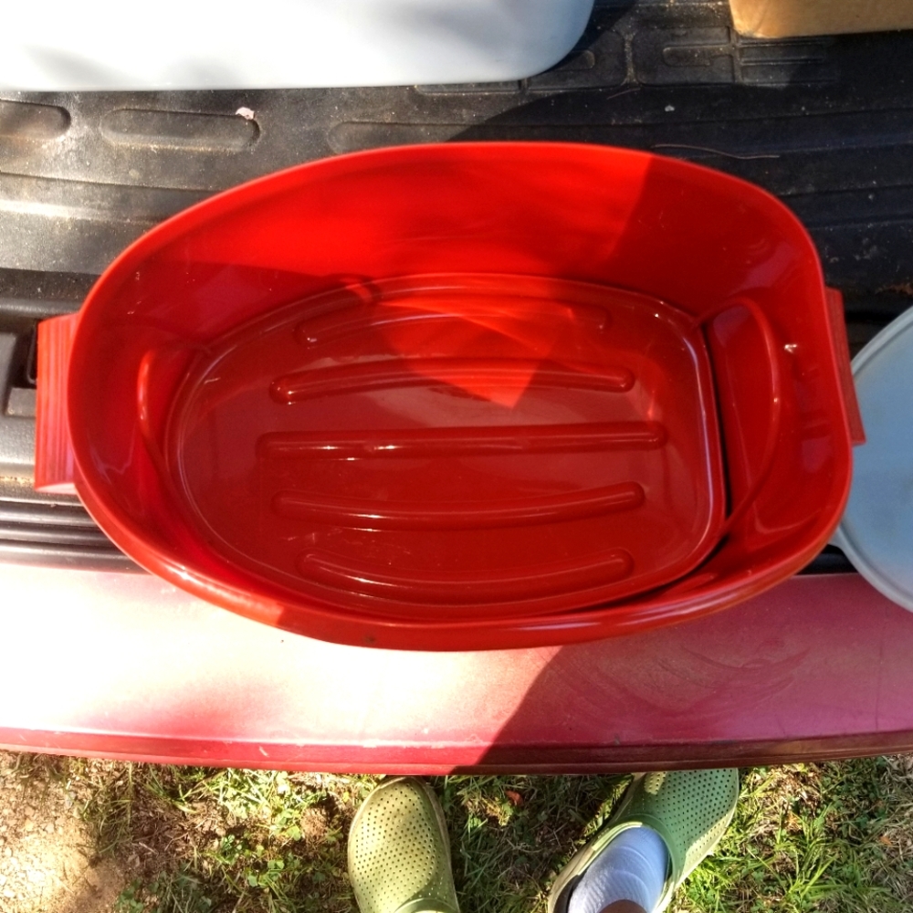 Tupperware Vintage Tupperware "Flavor Saver Set" Ham/Turkey
